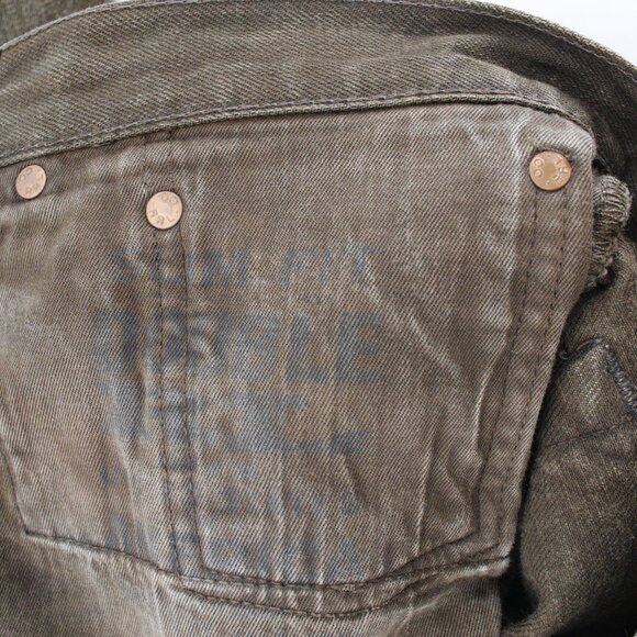 Ralph Lauren RRL jeans mens 36 40x37 destroyed brown patch button fly‎ selvedge - Picture 16 of 16
